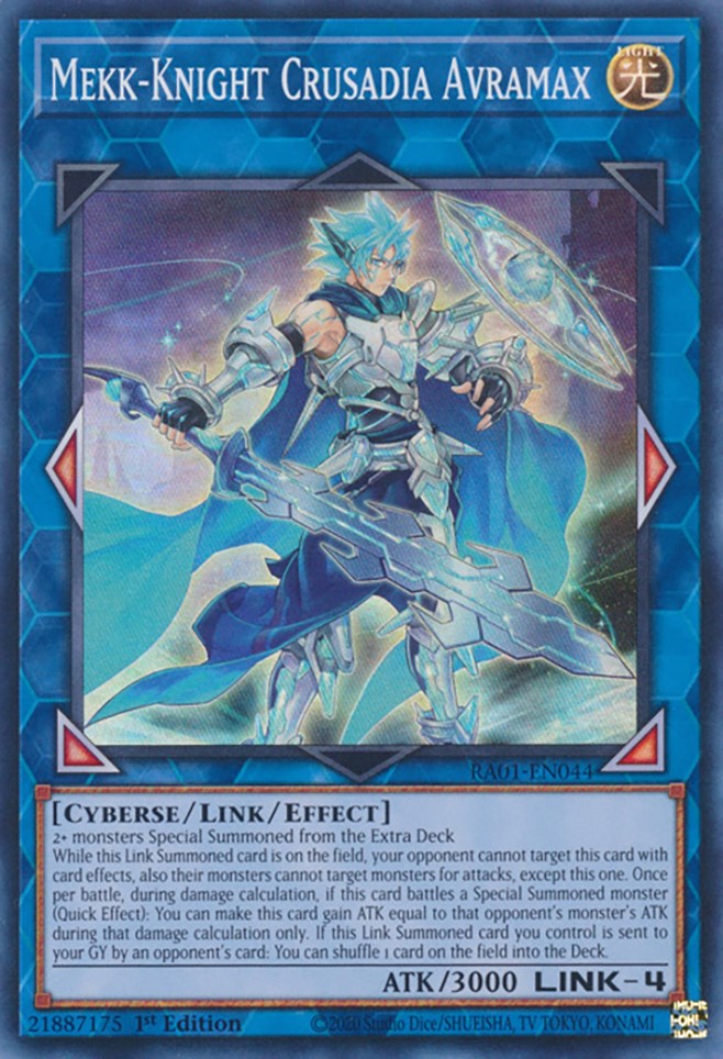 Mekk-Knight Crusadia Avramax [RA01-EN044] Super Rare | North Game Den