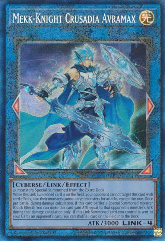 Mekk-Knight Crusadia Avramax [RA01-EN044] Prismatic Collector's Rare | North Game Den