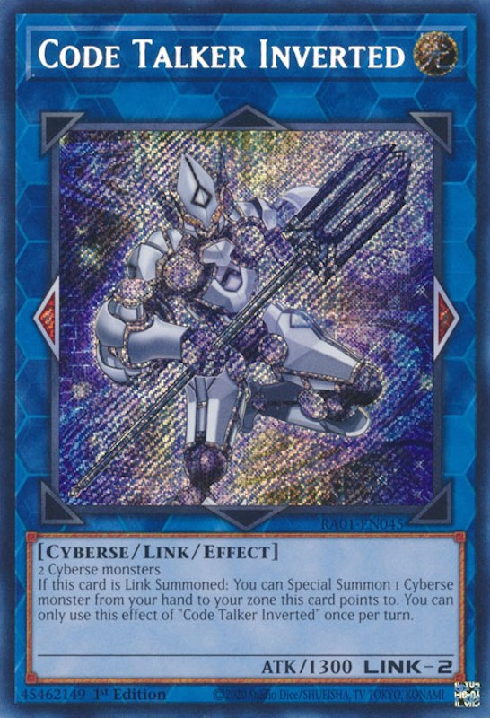Code Talker Inverted [RA01-EN045] Secret Rare | North Game Den