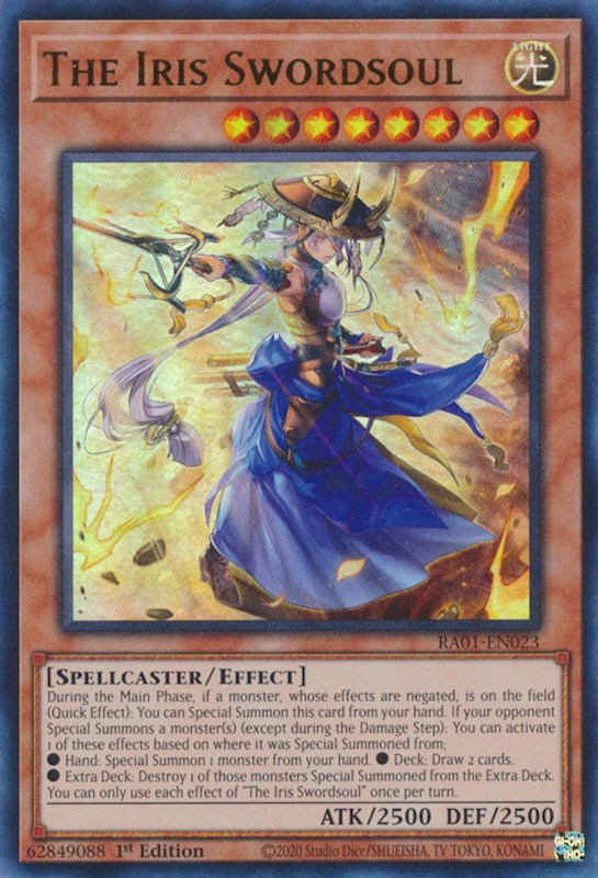 The Iris Swordsoul [RA01-EN023] Ultra Rare | North Game Den