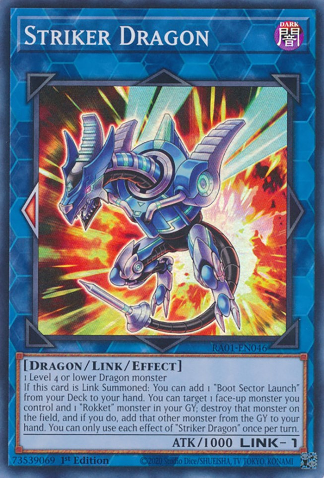 Striker Dragon [RA01-EN046] Super Rare | North Game Den