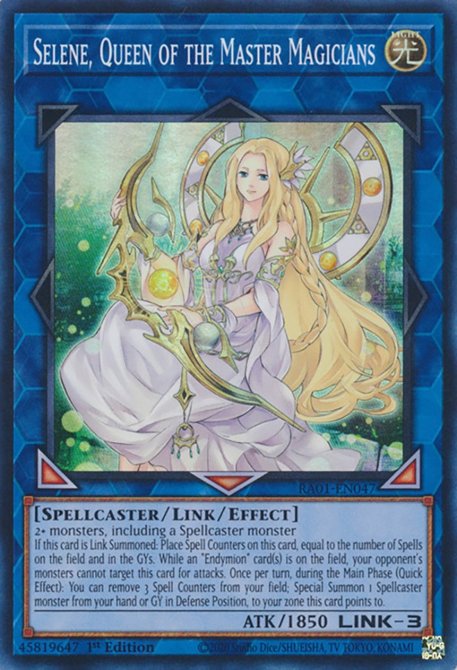 Selene, Queen of the Master Magicians [RA01-EN047] Super Rare | North Game Den