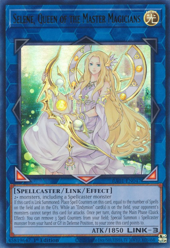 Selene, Queen of the Master Magicians [RA01-EN047] Ultra Rare | North Game Den