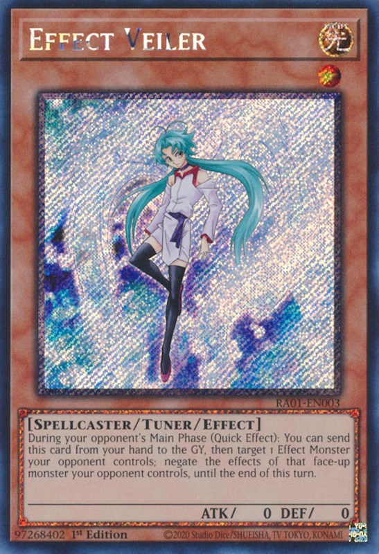 Effect Veiler [RA01-EN003] Platinum Secret Rare | North Game Den