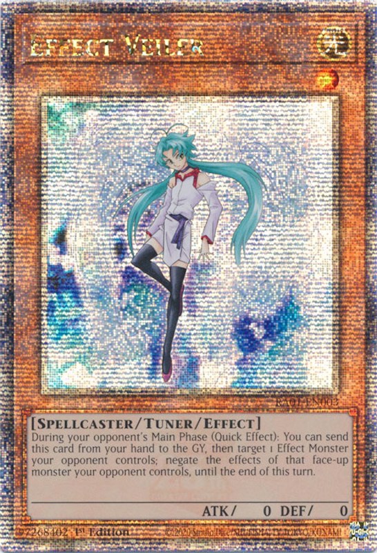 Effect Veiler [RA01-EN003] Quarter Century Secret Rare | North Game Den