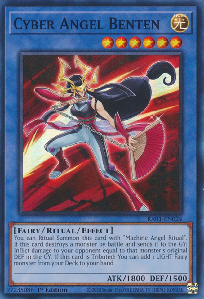Cyber Angel Benten [RA01-EN024] Super Rare | North Game Den