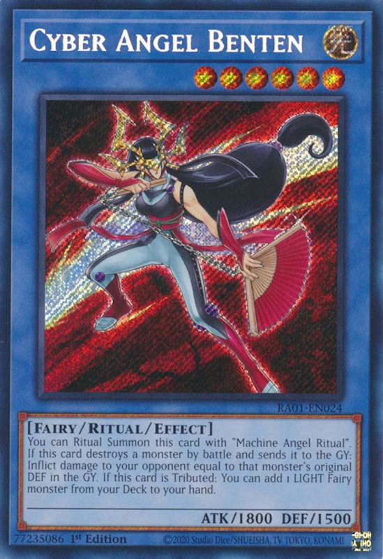 Cyber Angel Benten [RA01-EN024] Secret Rare | North Game Den