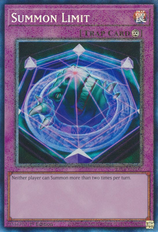 Summon Limit [RA01-EN070] Prismatic Collector's Rare | North Game Den