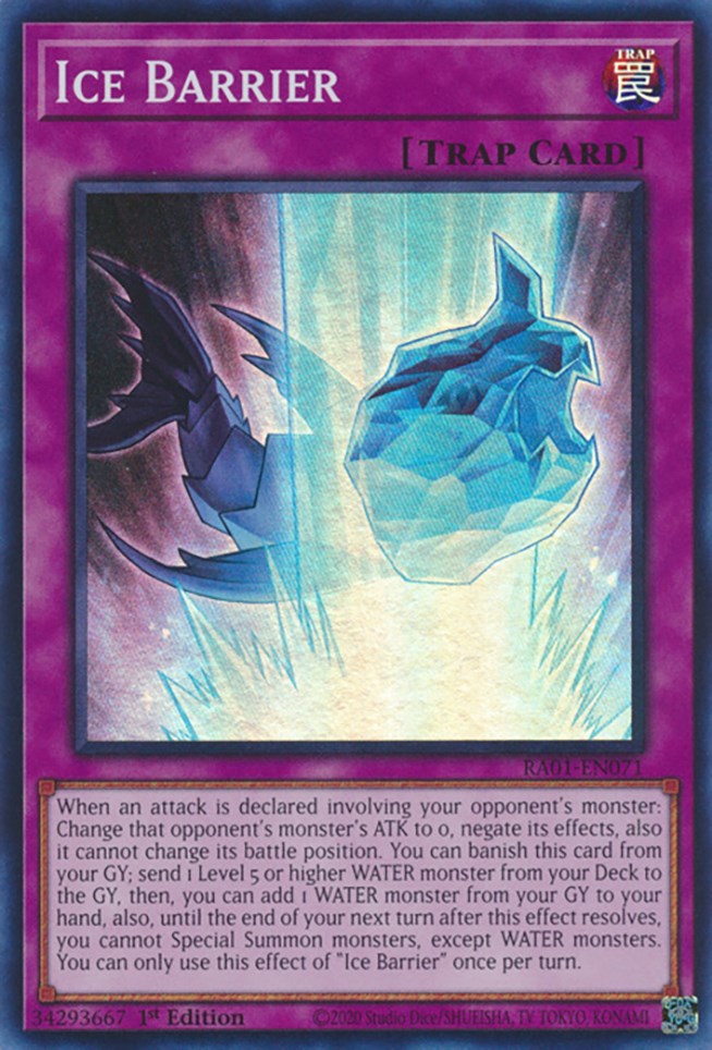 Ice Barrier [RA01-EN071] Super Rare | North Game Den