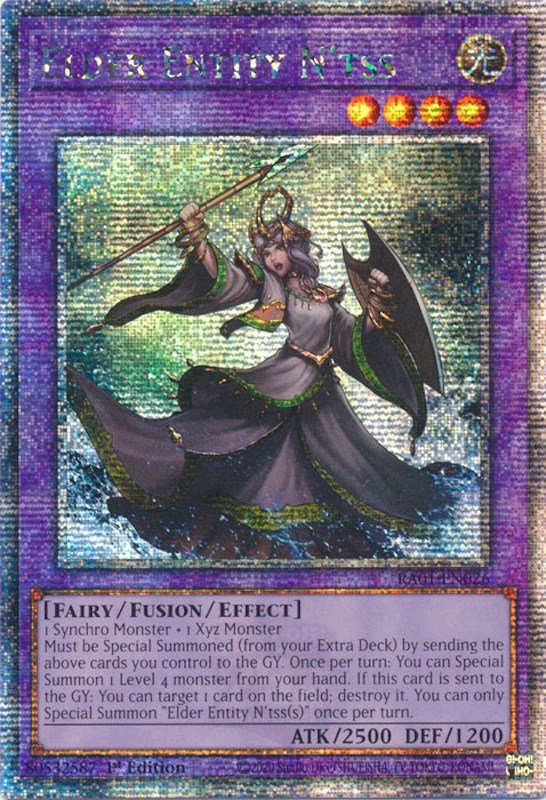 Elder Entity N'tss [RA01-EN026] Quarter Century Secret Rare | North Game Den