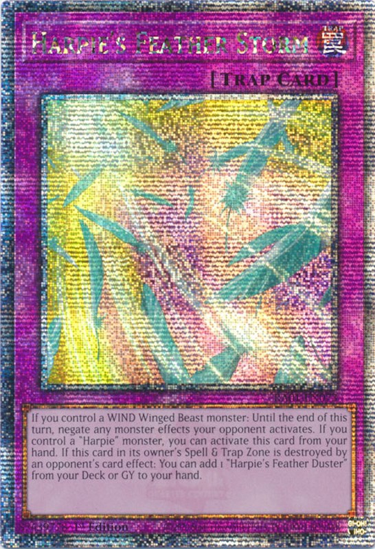 Harpie's Feather Storm [RA01-EN073] Quarter Century Secret Rare | North Game Den