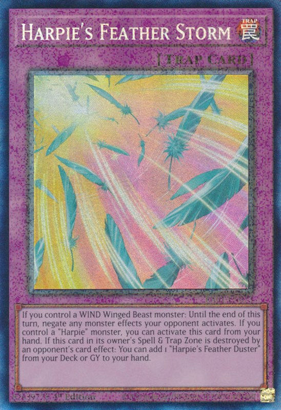 Harpie's Feather Storm [RA01-EN073] Prismatic Collector's Rare | North Game Den