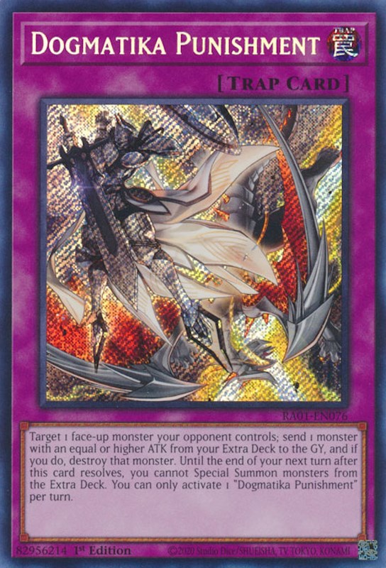 Dogmatika Punishment [RA01-EN076] Secret Rare | North Game Den