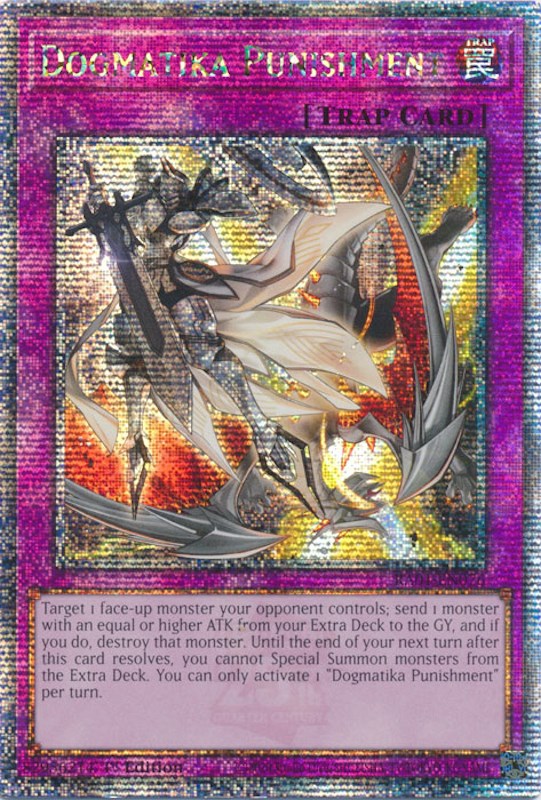 Dogmatika Punishment [RA01-EN076] Quarter Century Secret Rare | North Game Den
