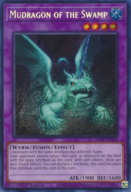 Mudragon of the Swamp [RA01-EN028] Secret Rare | North Game Den