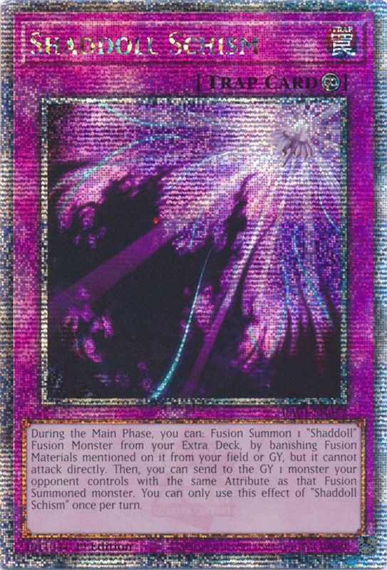 Shaddoll Schism [RA01-EN077] Quarter Century Secret Rare | North Game Den