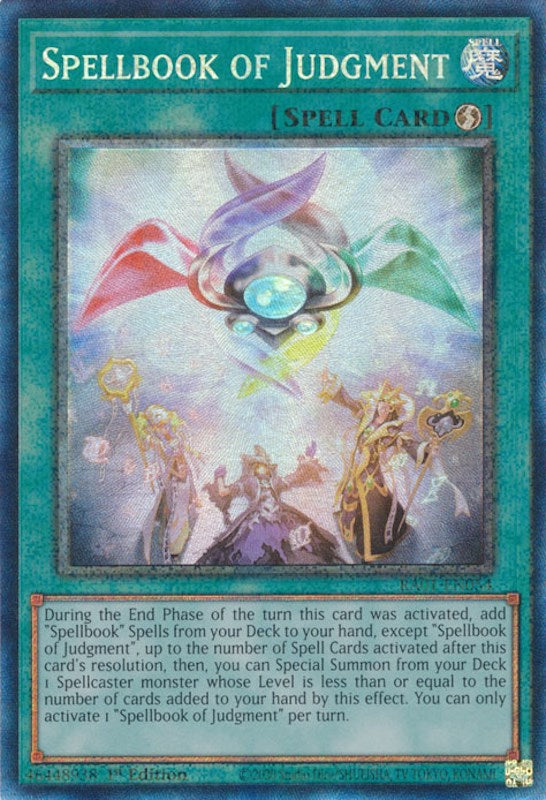 Spellbook of Judgment [RA01-EN054] Prismatic Collector's Rare | North Game Den