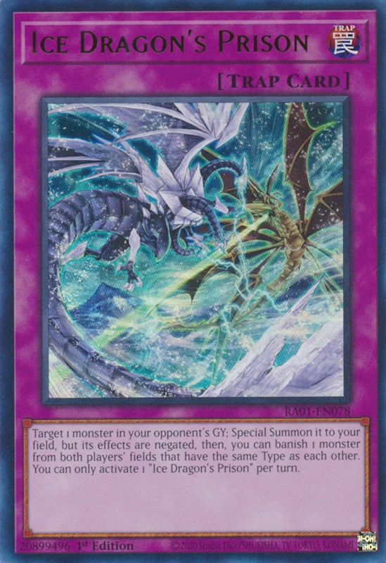 Ice Dragon's Prison [RA01-EN078] Ultra Rare | North Game Den
