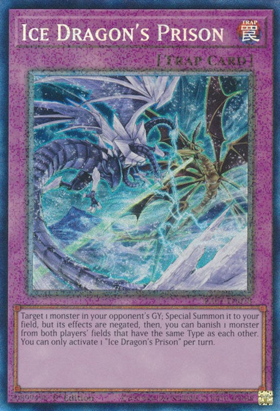 Ice Dragon's Prison [RA01-EN078] Prismatic Collector's Rare | North Game Den