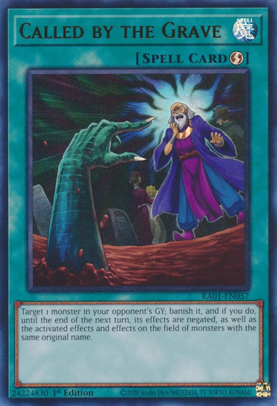 Called by the Grave [RA01-EN057] Ultra Rare | North Game Den