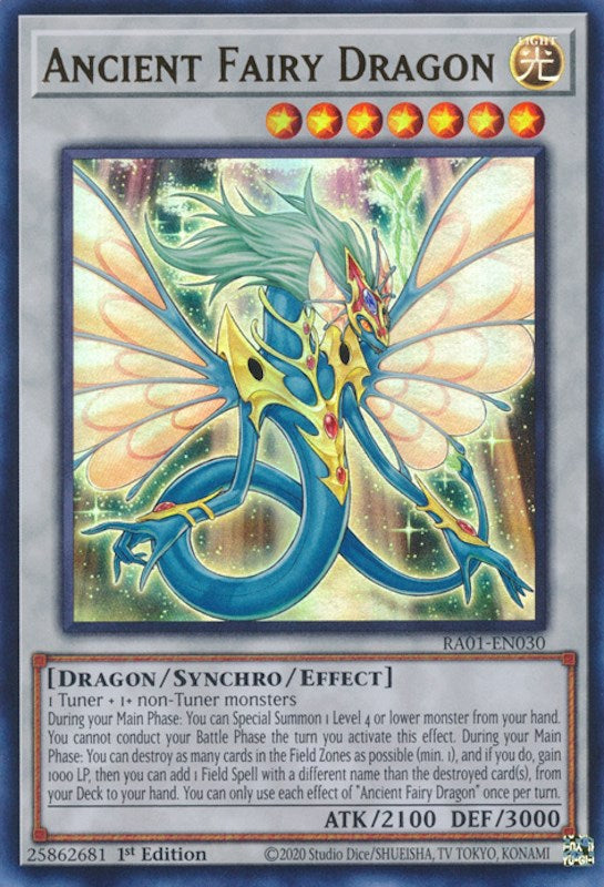 Ancient Fairy Dragon [RA01-EN030] Ultra Rare | North Game Den