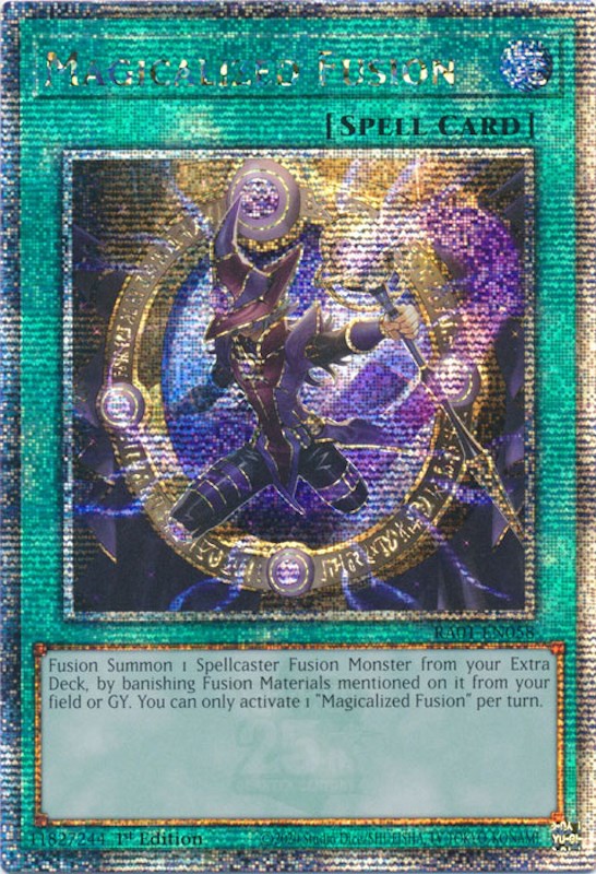 Magicalized Fusion [RA01-EN058] Quarter Century Secret Rare | North Game Den