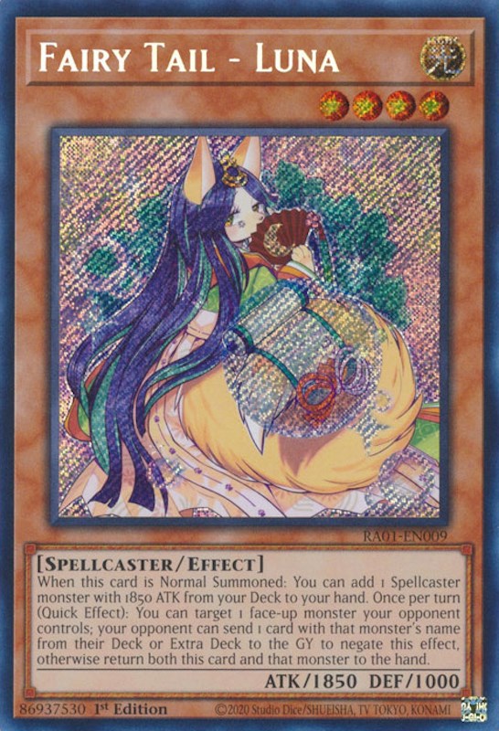 Fairy Tail - Luna [RA01-EN009] Secret Rare | North Game Den
