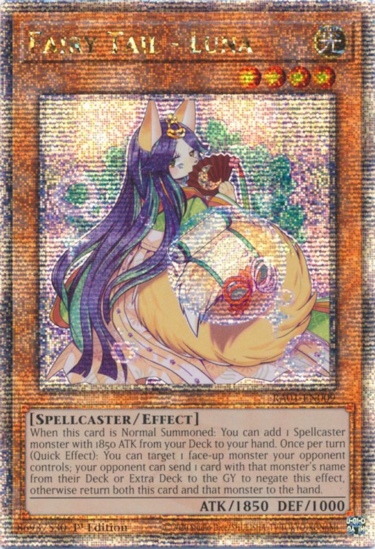 Fairy Tail - Luna [RA01-EN009] Quarter Century Secret Rare | North Game Den