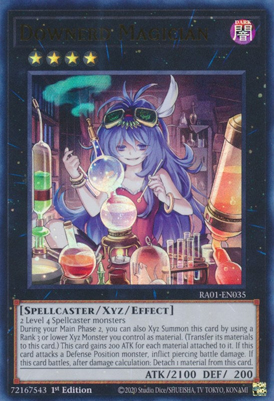 Downerd Magician [RA01-EN035] Ultra Rare | North Game Den