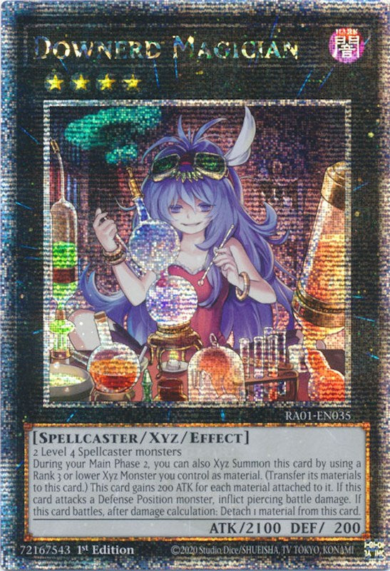 Downerd Magician [RA01-EN035] Quarter Century Secret Rare | North Game Den