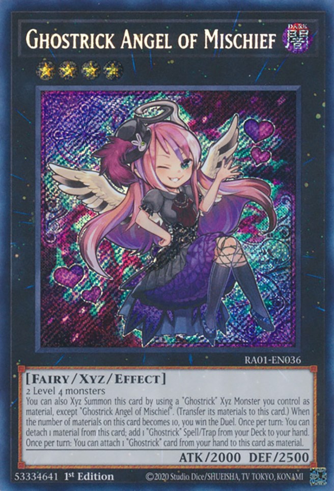 Ghostrick Angel of Mischief [RA01-EN036] Super Rare | North Game Den