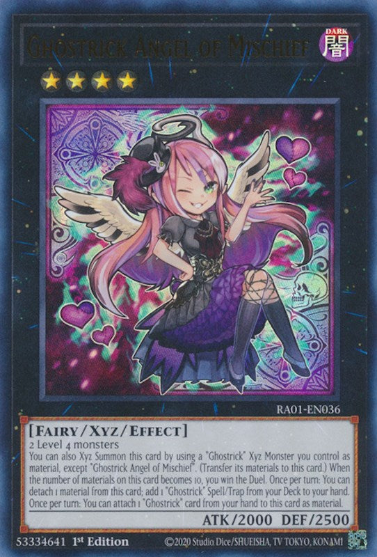 Ghostrick Angel of Mischief [RA01-EN036] Ultra Rare | North Game Den