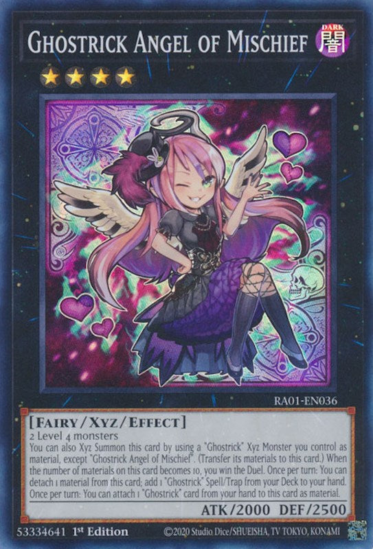 Ghostrick Angel of Mischief [RA01-EN036] Secret Rare | North Game Den