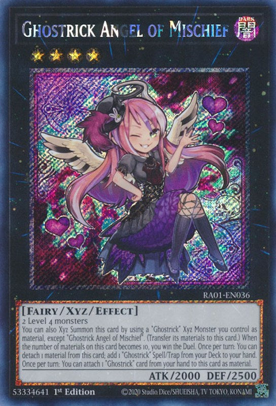 Ghostrick Angel of Mischief [RA01-EN036] Platinum Secret Rare | North Game Den