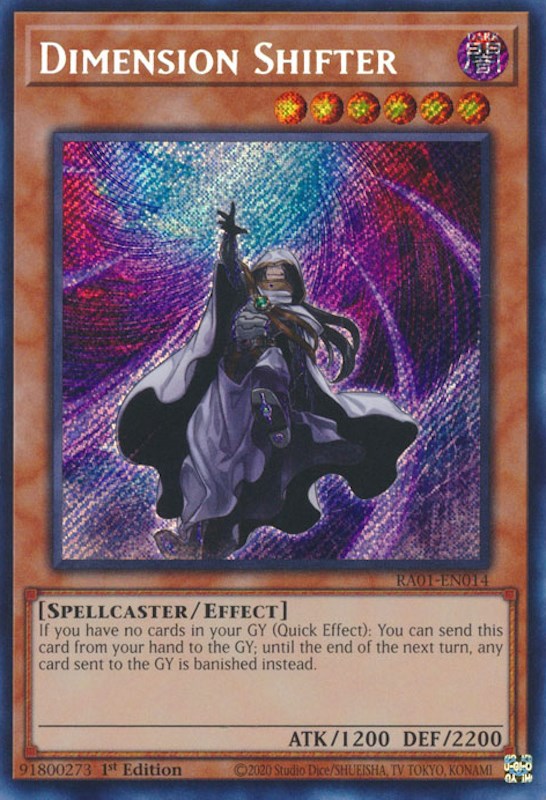 Dimension Shifter [RA01-EN014] Secret Rare | North Game Den