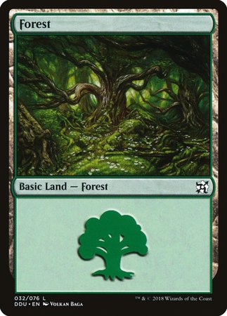Forest (32) [Duel Decks: Elves vs. Inventors] | North Game Den