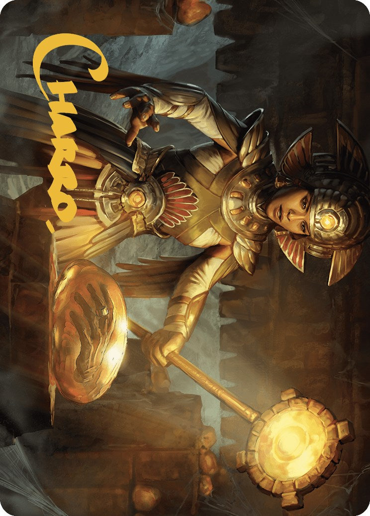 Curator of Sun's Creation Art Card (Gold-Stamped Signature) [The Lost Caverns of Ixalan Art Series] | North Game Den