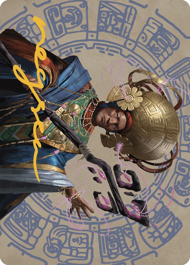 Akal Pakal, First Among Equals Art Card (46/81) (Gold-Stamped Signature) [The Lost Caverns of Ixalan Art Series] | North Game Den