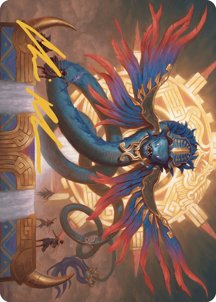 Ojer Pakpatiq, Deepest Epoch Art Card (13/81) (Gold-Stamped Signature) [The Lost Caverns of Ixalan Art Series] | North Game Den