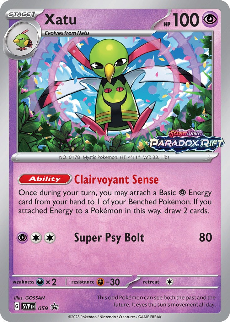 Xatu (059) [Scarlet & Violet: Black Star Promos] | North Game Den