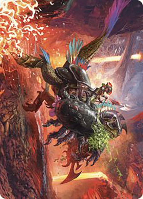 Triumphant Chomp Art Card [The Lost Caverns of Ixalan Art Series] | North Game Den