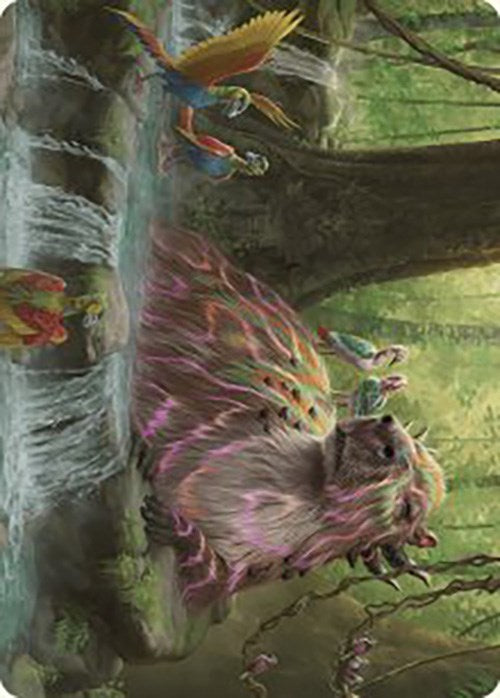 Basking Capybara Art Card [The Lost Caverns of Ixalan Art Series] | North Game Den
