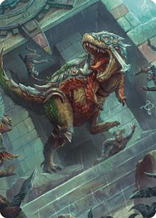 Carnage Tyrant Art Card [The Lost Caverns of Ixalan Art Series] | North Game Den