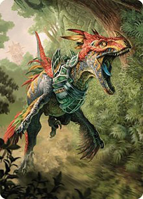 Dinosaur Token Art Card [The Lost Caverns of Ixalan Art Series] | North Game Den