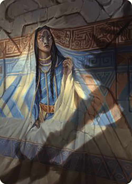 Whispersilk Cloak Art Card [The Lost Caverns of Ixalan Art Series] | North Game Den