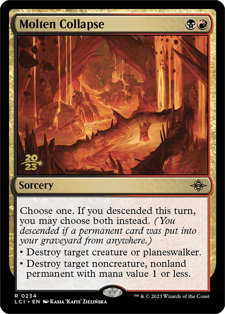 Molten Collapse [The Lost Caverns of Ixalan Prerelease Cards] | North Game Den