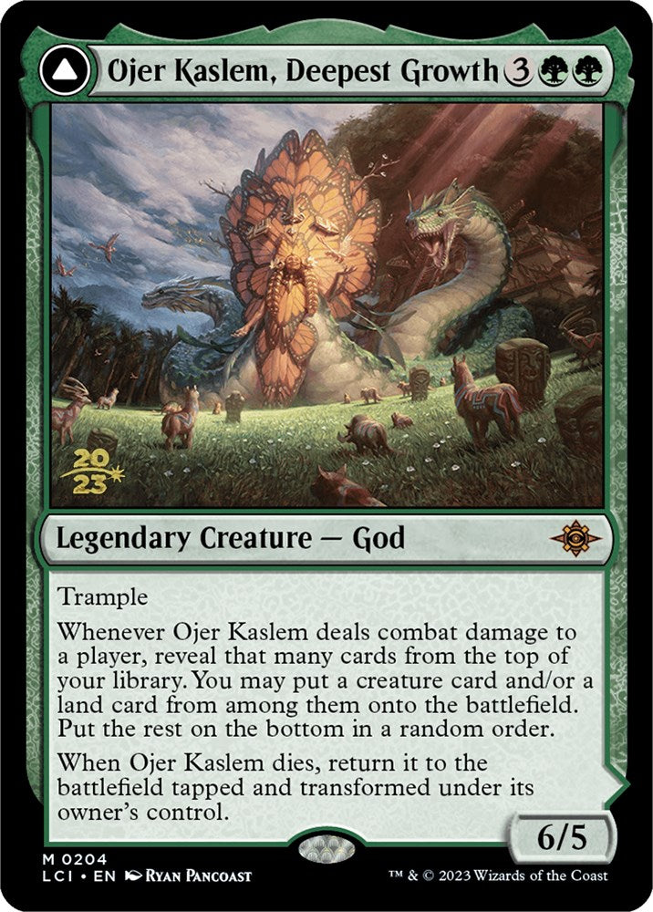 Ojer Kaslem, Deepest Growth // Temple of Cultivation [The Lost Caverns of Ixalan Prerelease Cards] | North Game Den