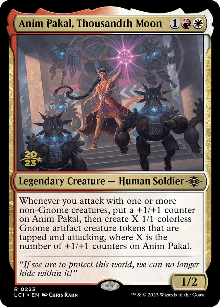 Anim Pakal, Thousandth Moon [The Lost Caverns of Ixalan Prerelease Cards] | North Game Den
