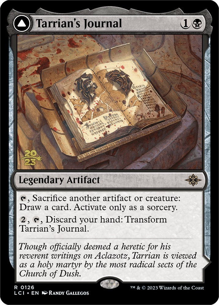 Tarrian's Journal // The Tomb of Aclazotz [The Lost Caverns of Ixalan Prerelease Cards] | North Game Den