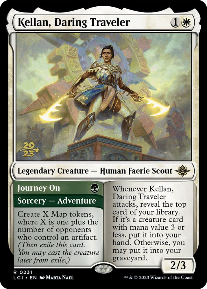 Kellan, Daring Traveler [The Lost Caverns of Ixalan Prerelease Cards] | North Game Den